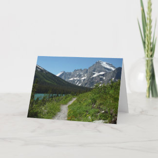Josephine Lake Trail with Mount Guild at Glacier Card