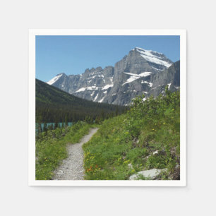 Josephine Lake Trail with Mount Guild at Glacier Napkin