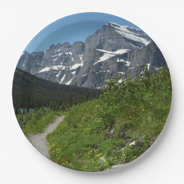Josephine Lake Trail with Mount Guild at Glacier Paper Plate (Front)