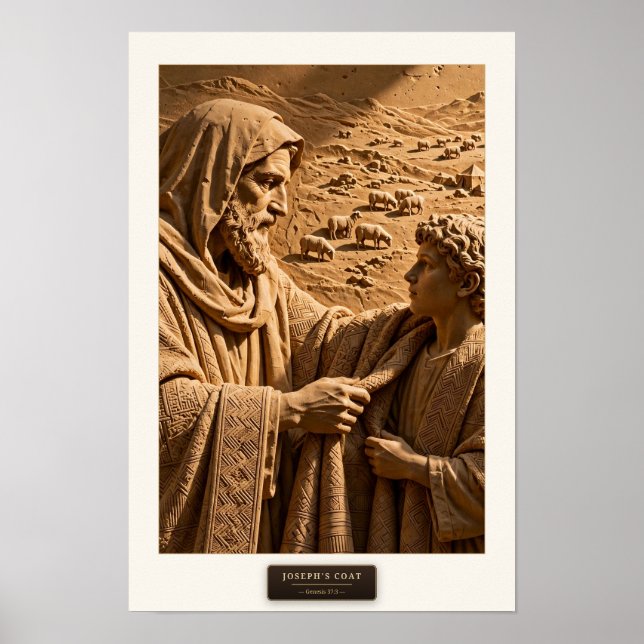 Joseph's Coat — Sculpted Scripture Poster (Front)