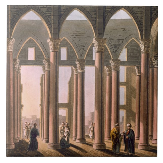 Joseph's Hall in the Castle of Cairo, plate 31 fro Tile (Front)
