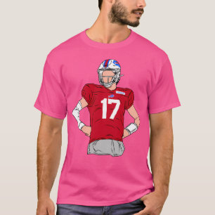 Josh Allen Flat Cartoon T-Shirt
