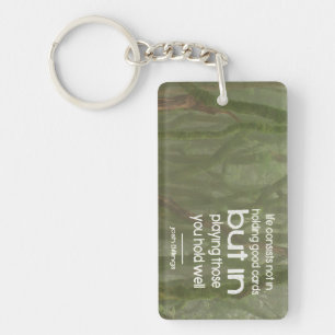 Josh Billings Inspirational Quote "Play well" Key Ring