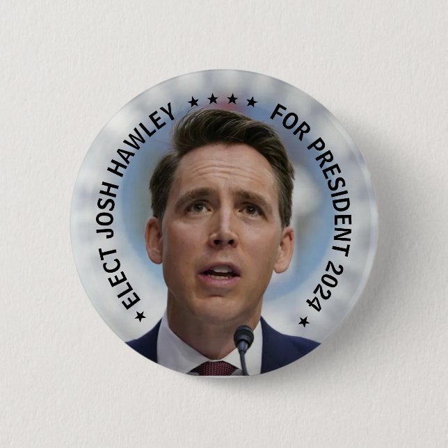 Josh Hawley 2024 6 Cm Round Badge (Front)