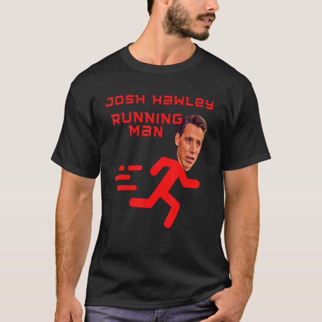 Josh Hawley Running Man T-Shirt (Front)