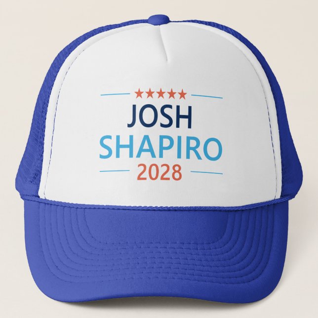 Josh Shapiro 2028 Trucker Hat (Front)