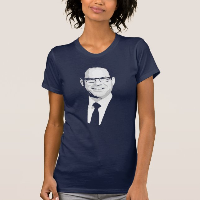 Josh Shapiro Bust T-Shirt (Front)