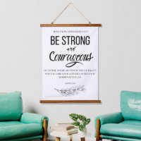 Joshua 1:9 Be Strong and Courageous Christian