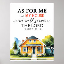 joshua 24:15 As for me
