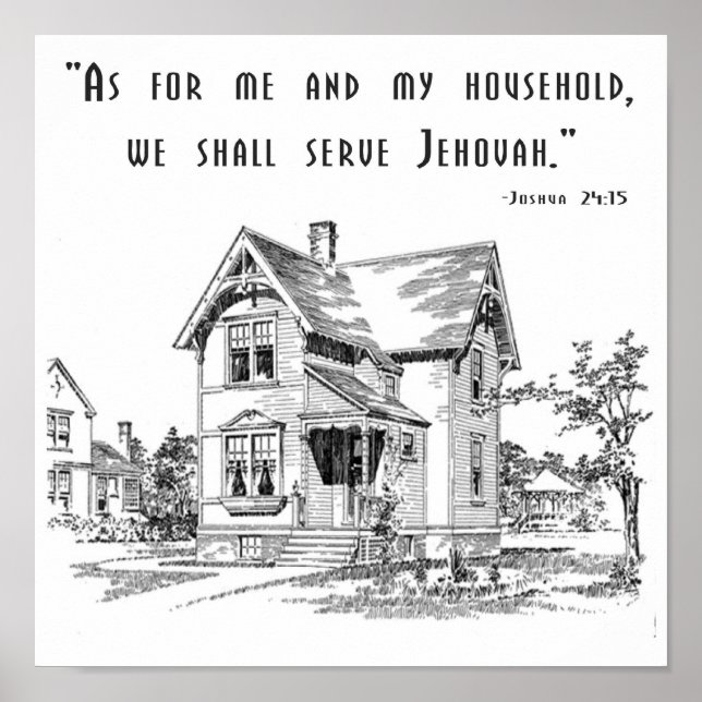 Joshua 24:15 Print (Front)