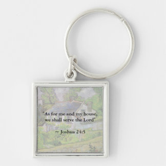 Joshua 24:15 Van Gogh House Key Ring