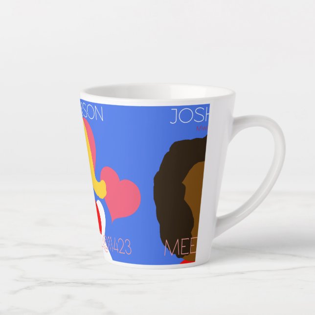 Joshua and aliston latte mug (Right)