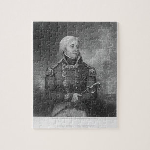 Joshua Barney (1759-1818), engraved by J. Gross af Jigsaw Puzzle