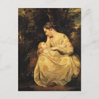 Joshua Reynolds- Mrs. Susanna Hoare and Child Postcard