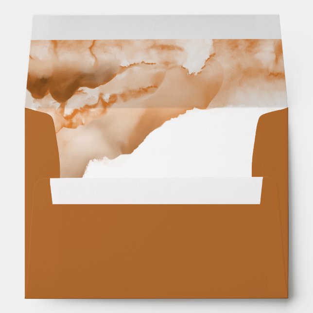 Joshua Tree Bohemian Neutral Wedding Envelopes (Back (Bottom))
