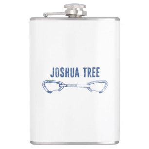 Joshua Tree California Climbing Quickdraw Hip Flask