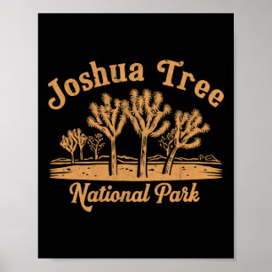 Joshua Tree California Nature Hiking Mountains Wom Poster