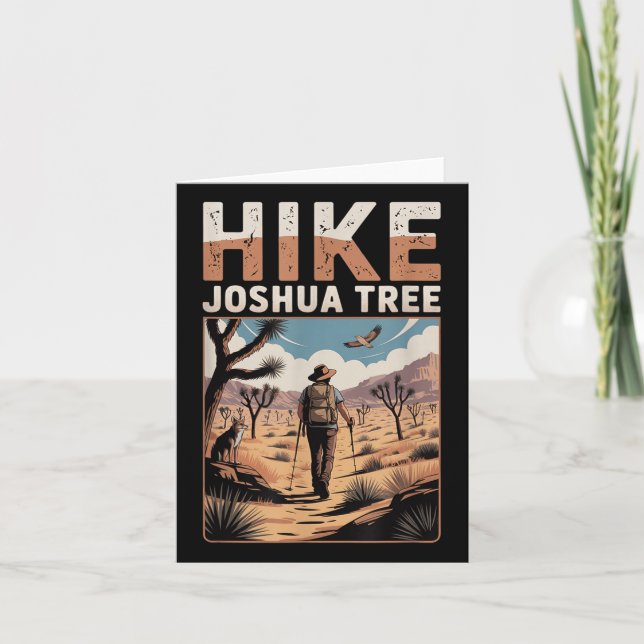Joshua Tree Hiking _1  Card (Front)