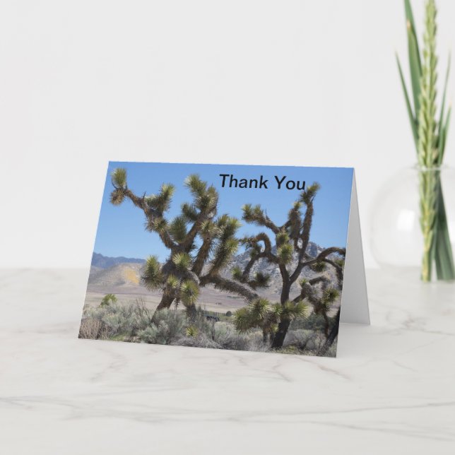 Joshua Tree in California Note Card (Front)
