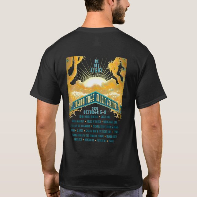 Joshua Tree Music Festival 2022 Line-Up T-Shirt (Back)