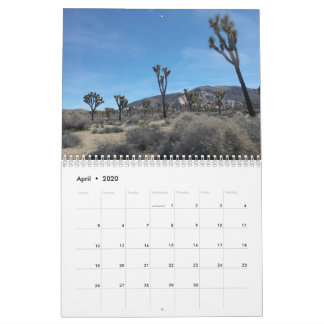 Joshua Tree National Park 2021 Calendar
