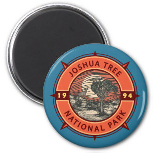 Joshua Tree National Park Bighorn Sheep Compass Magnet