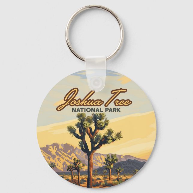Joshua Tree National Park California Desert  Key Ring (Front)