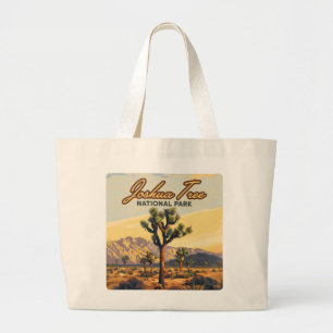 Joshua Tree National Park California Desert Large Tote Bag