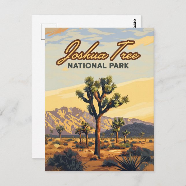 Joshua Tree National Park California Desert  Postcard (Front/Back)