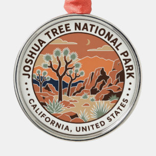 Joshua Tree National Park California Metal Tree Decoration