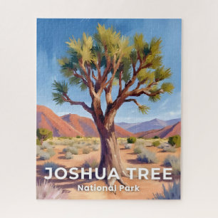 Joshua Tree National Park California Travel Art Jigsaw Puzzle