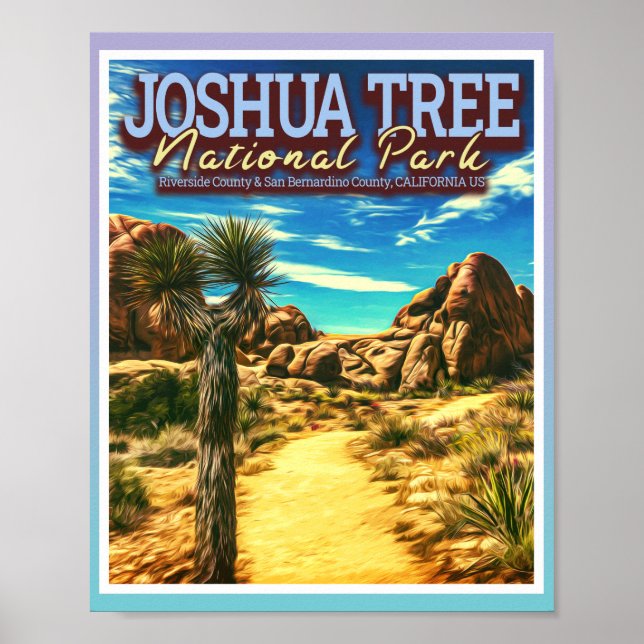 JOSHUA TREE NATIONAL PARK - CALIFORNIA US POSTER (Front)