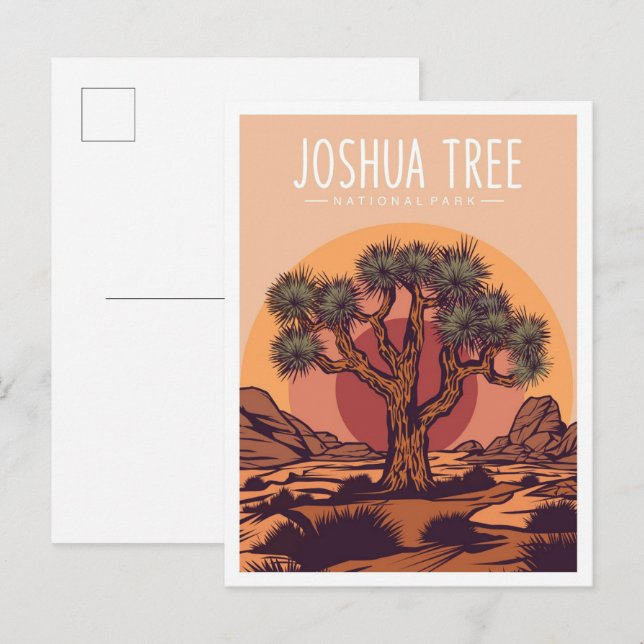Joshua Tree National Park California USA Travel Postcard (Front/Back)