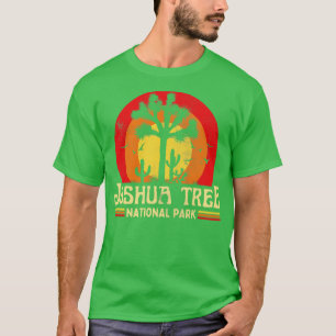 Joshua Tree National Park California Vintage Sunse T-Shirt