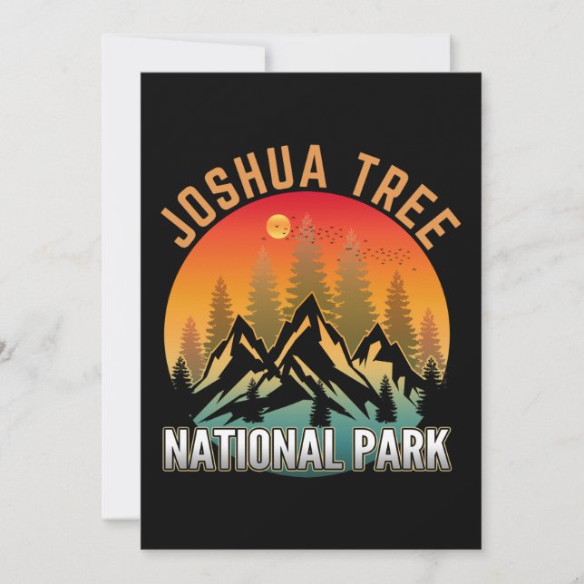 Joshua Tree National Park Invitation (Front)