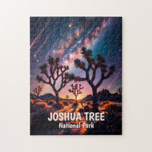 Joshua Tree National Park Milky Way Meteor Shower Jigsaw Puzzle