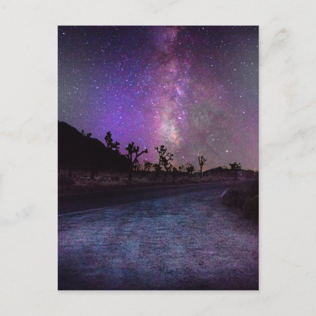 Joshua tree National Park milky way Postcard (Front)