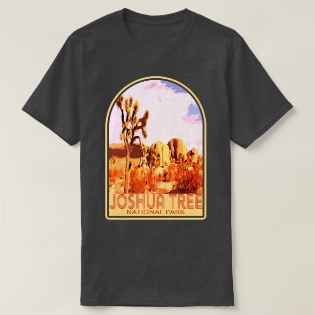 Joshua Tree National Park Mojave Desert California T-Shirt (Design Front)