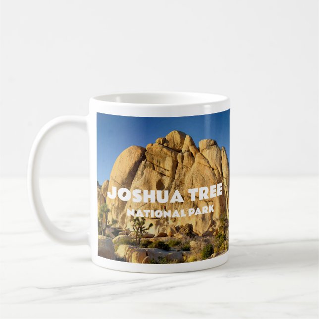 Joshua Tree National Park, Old Woman Rock,  Coffee Mug (Left)
