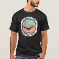 Joshua Tree National Park Roadrunner Retro Circle