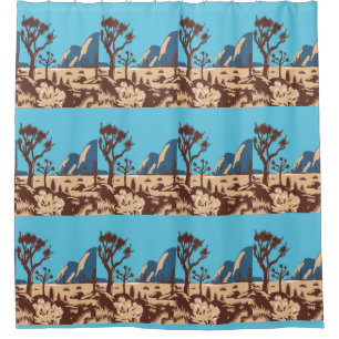 Joshua Tree National Park Shower Curtain