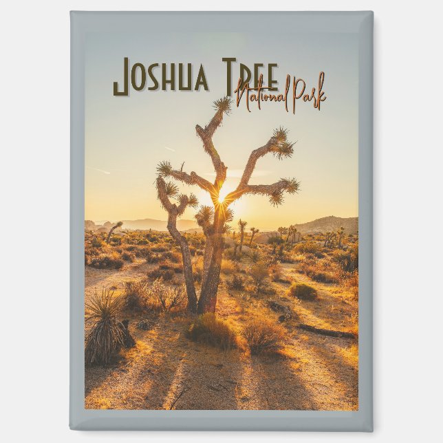 Joshua Tree National Park Souvenir Gift Magnet (Front)
