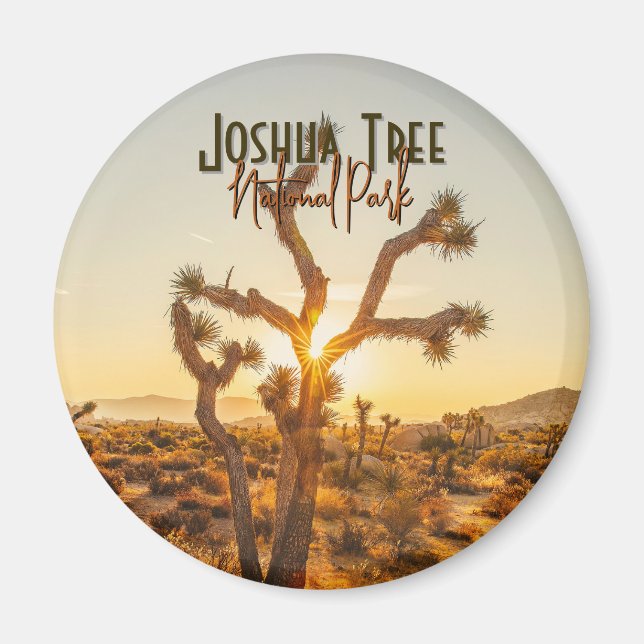 Joshua Tree National Park Souvenir Gift Magnet (Front)
