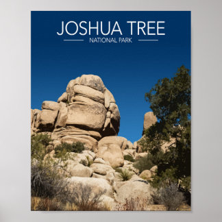 Joshua Tree National Park Stylised Travel Poster