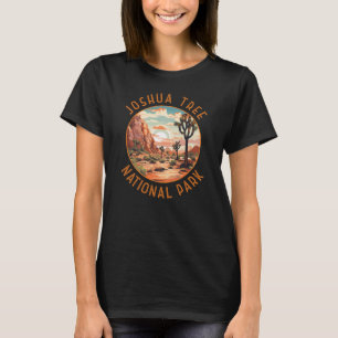 Joshua Tree National Park Sunset Retro Distressed T-Shirt