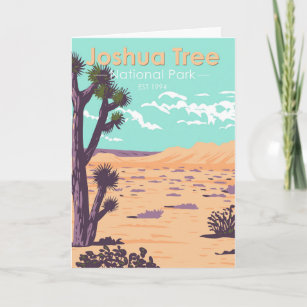 Joshua Tree National Park Tule Springs Vintage Card