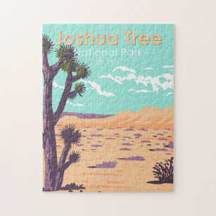 Joshua Tree National Park Tule Springs Vintage Jigsaw Puzzle