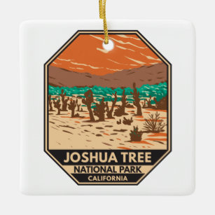 Joshua Tree National Park Turkey Flats Sand Dunes Ceramic Ornament