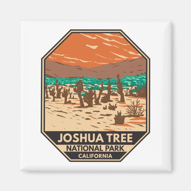 Joshua Tree National Park Turkey Flats Sand Dunes Magnet (Front)