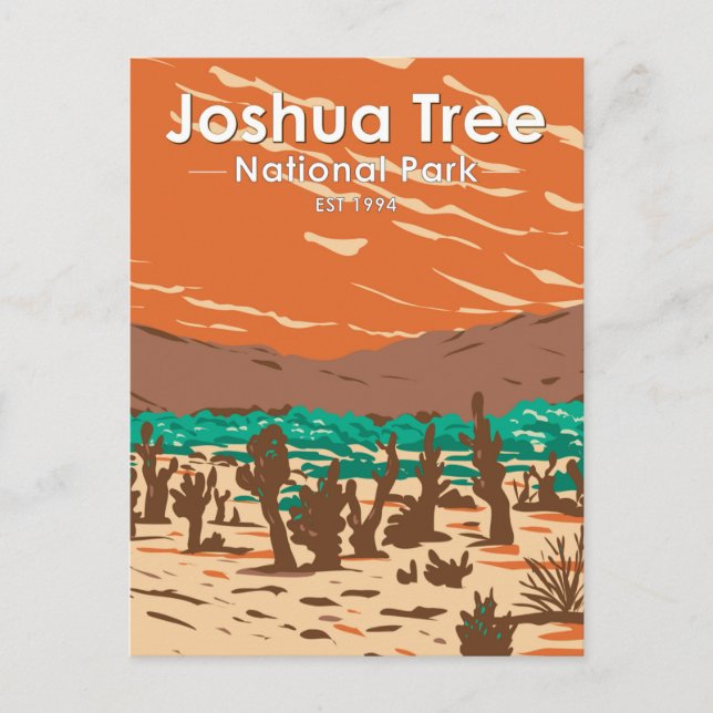 Joshua Tree National Park Turkey Flats Sand Dunes Postcard (Front)